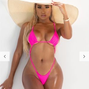 Matte Collection Damien Monokini—Nude